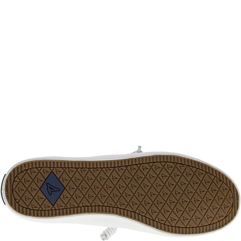 Sperry Womens Crest Vibe Leather Sneaker, White, 9.5 - Image 2